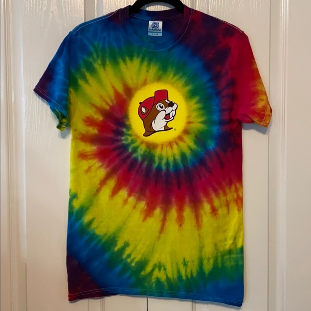 Buc-ee’s tie dye t-shirt short sleeve size S